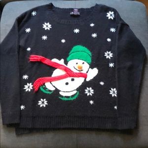 Holiday snowman sweater